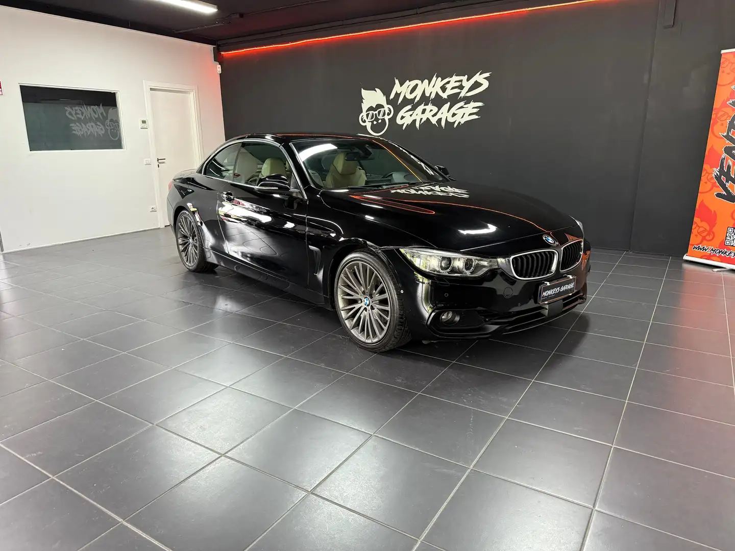BMW 420 420d Cabrio Luxury 190cv auto Fekete - 1
