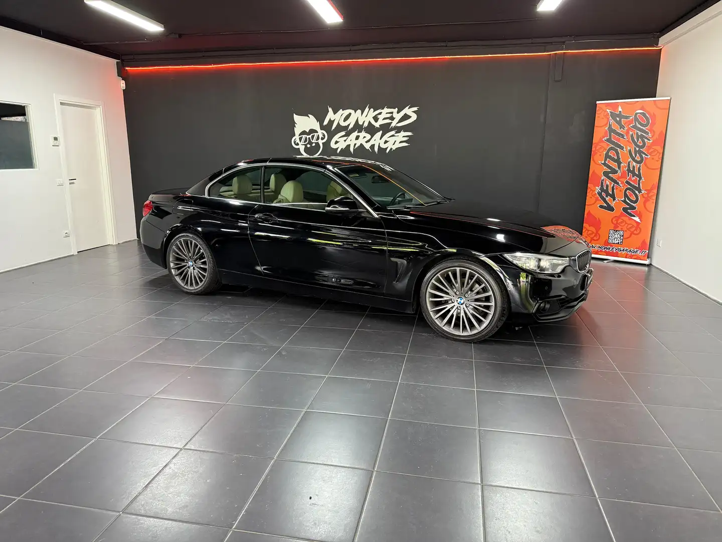 BMW 420 420d Cabrio Luxury 190cv auto Fekete - 2