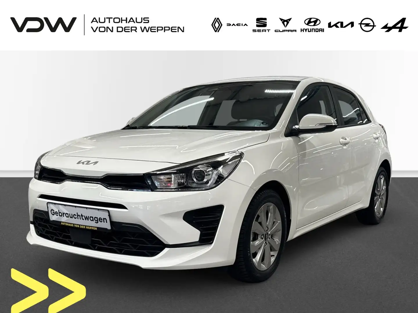 Kia Rio Vision Klima Navi Einparkhilfe Sitzheizung Weiß - 1