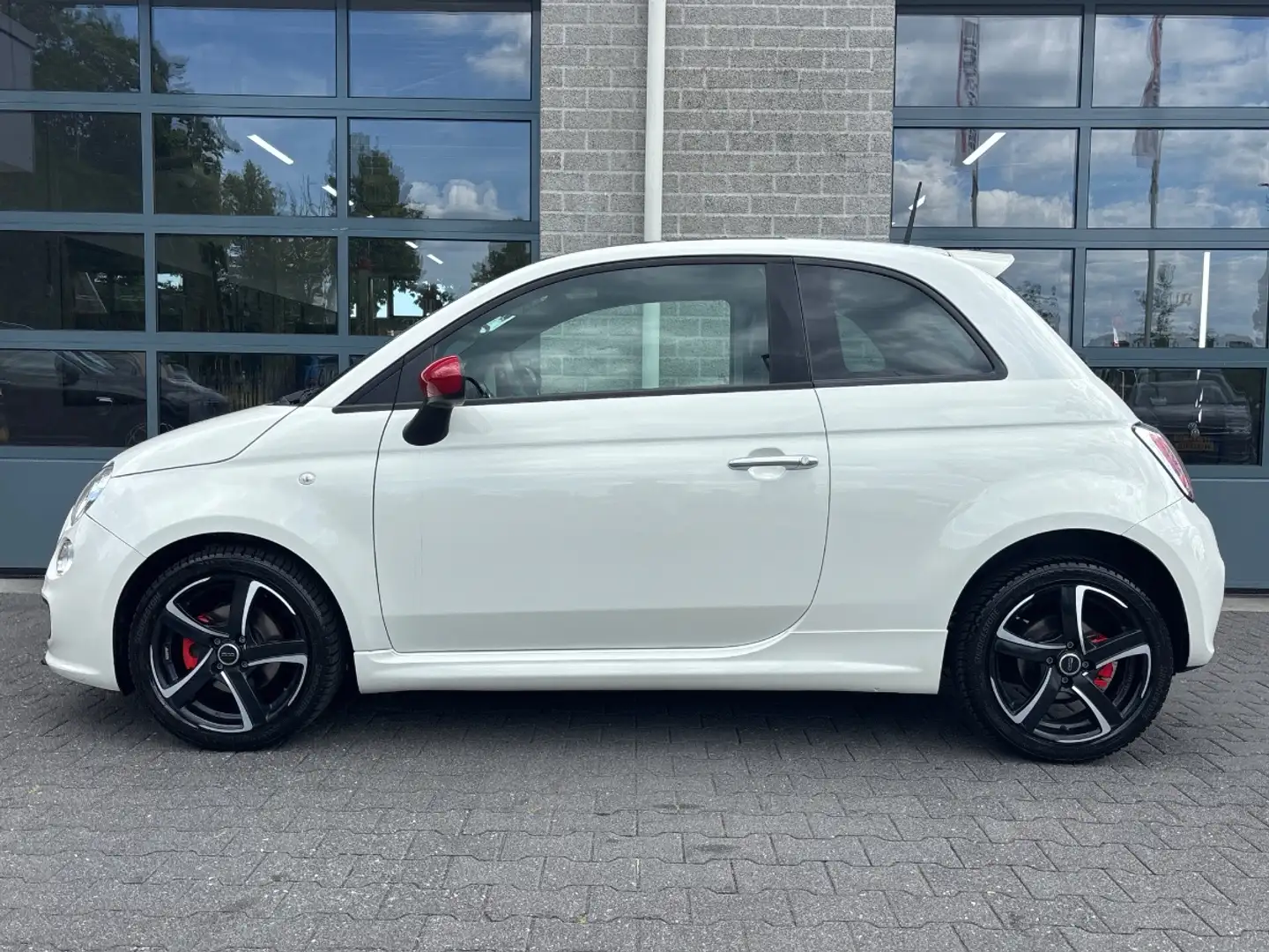 Fiat 500 0.9 TwinAir Turbo | PANORAMADAK | CLIMA | Wit - 2