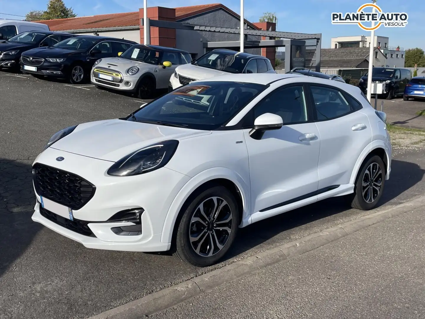 Ford Puma 1.0 EcoBoost mHEV - 125 S\u0026S  II 2021  ST Line. Livraison FRANCE possible. 1ére Main.TVA-L Blanc - 1