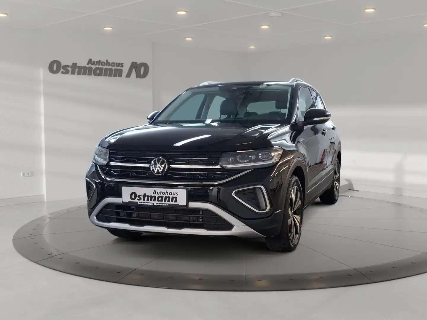 Volkswagen T-Cross 1.0 TSI Style Matrix Navi Teilleder Schwarz - 1