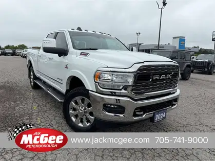 White 2024 RAM 3500 Pickup Truck Four-Wheel Drive 6-Speed Automatic