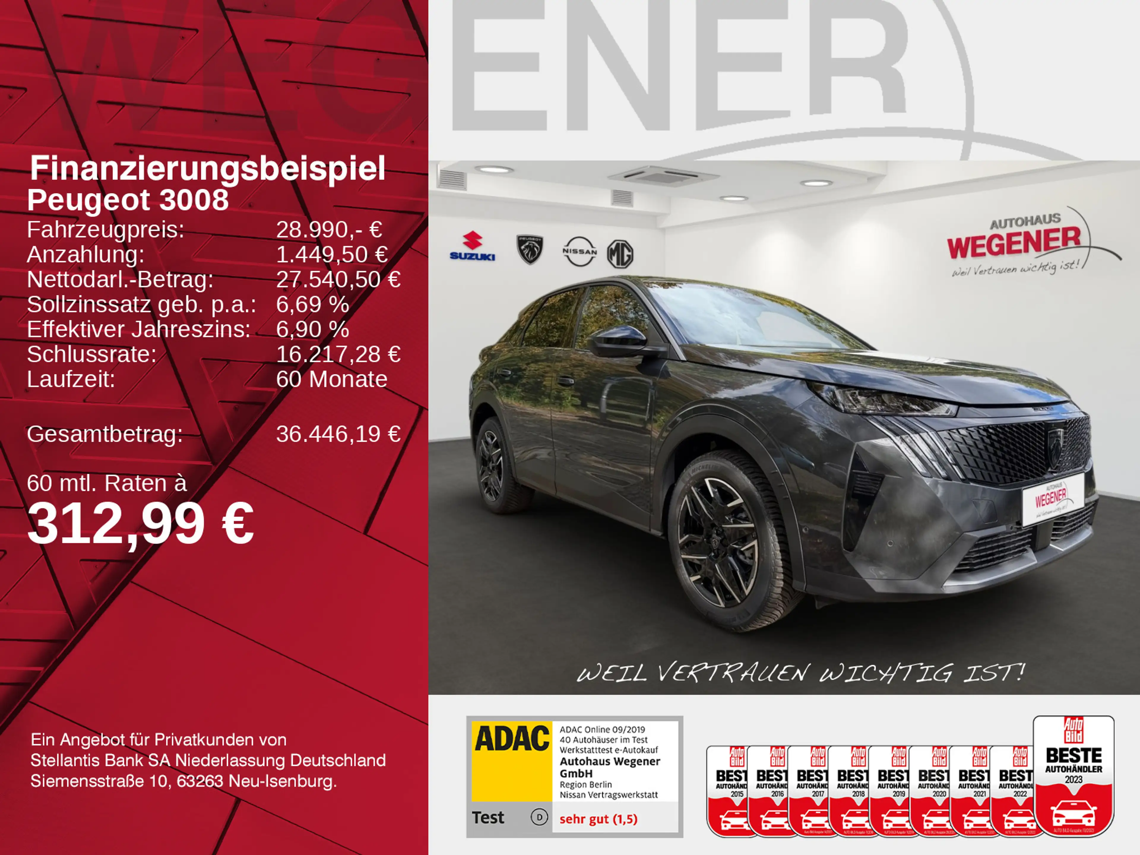 Peugeot 3008 Allure Business ACC*Allw*SHZ*LED*360° — photo 2