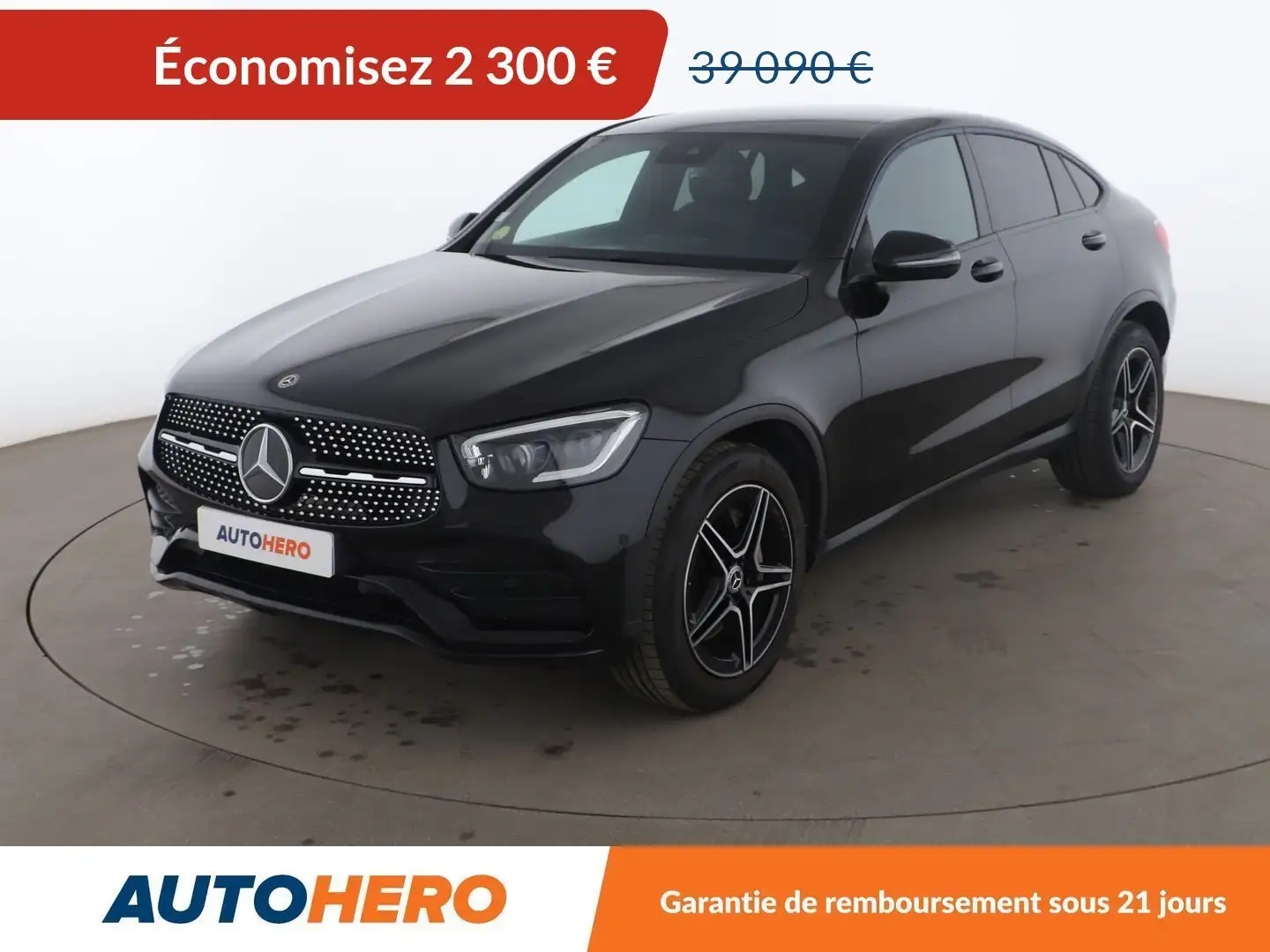 Mercedes-Benz GLC 220 Coupé 220 d AMG Line 4Matic 9G-Tronic Noir - 1
