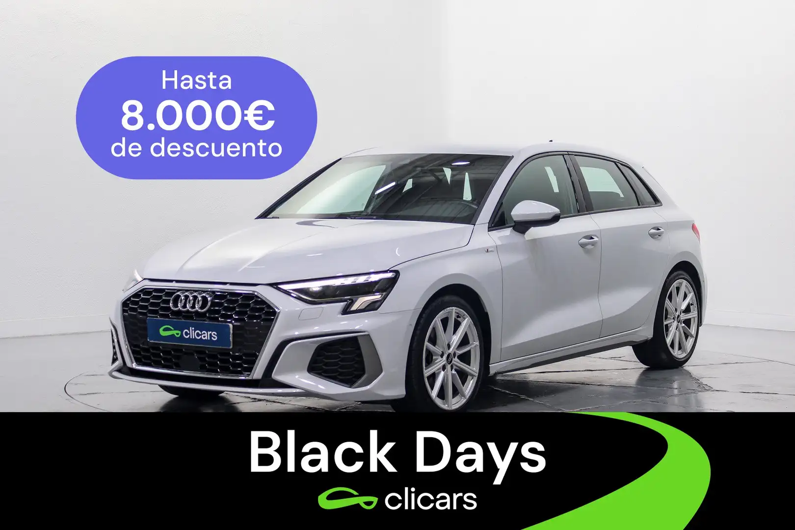 Audi A3 Sportback 35TDI Genuine S tronic Blanc - 1