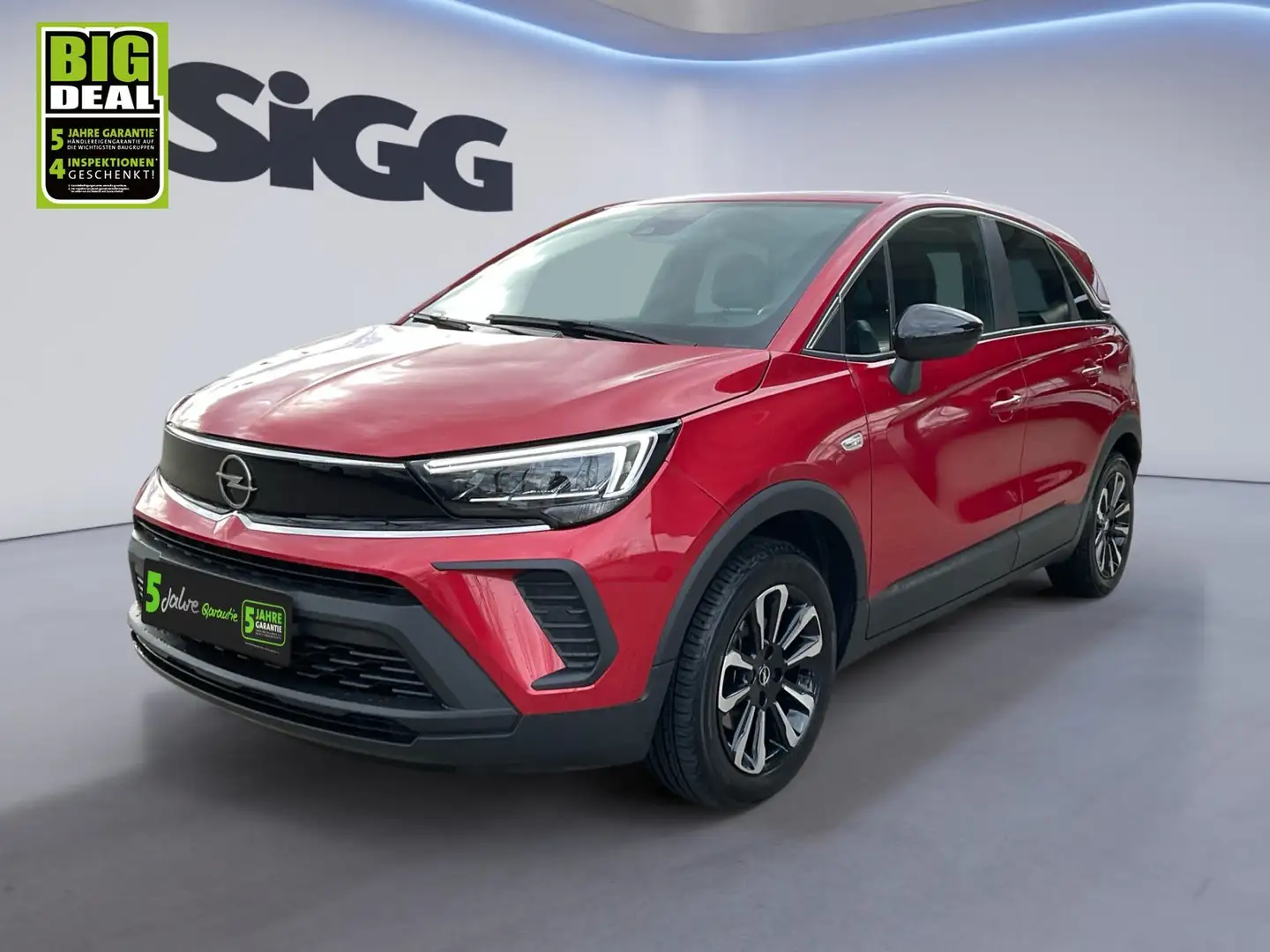 Opel Crossland 1.2 Elegance Allwetterreifen, Klima Rot - 2