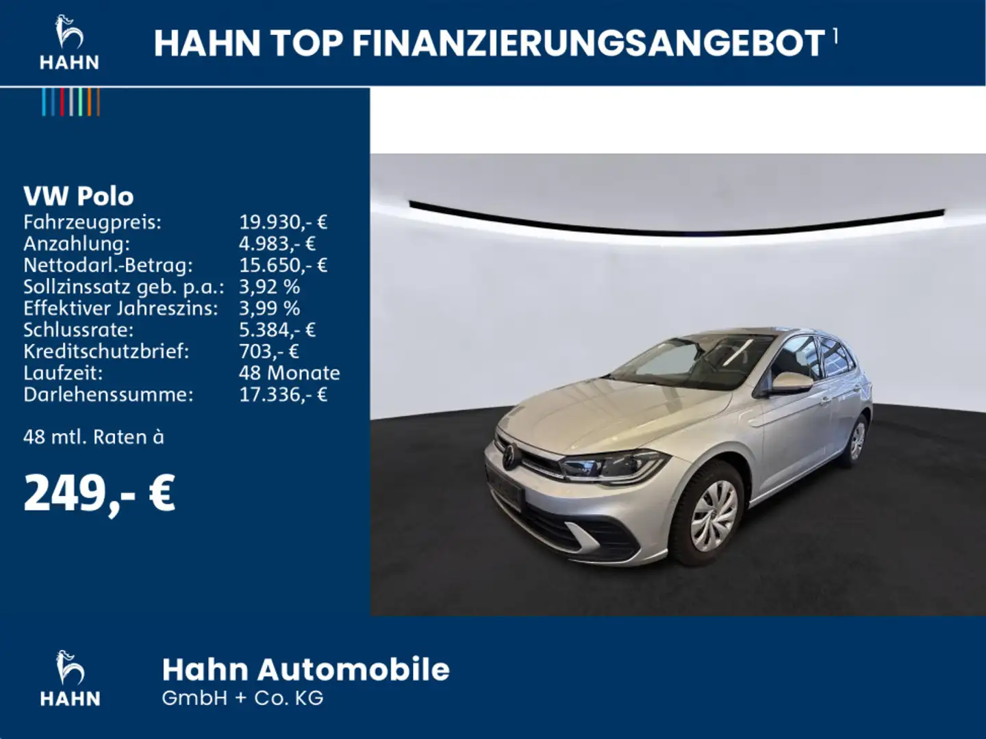 Volkswagen Polo 1.0TSI DSG Life ACC Cam Matrix Navi Sitzhei Silber - 2