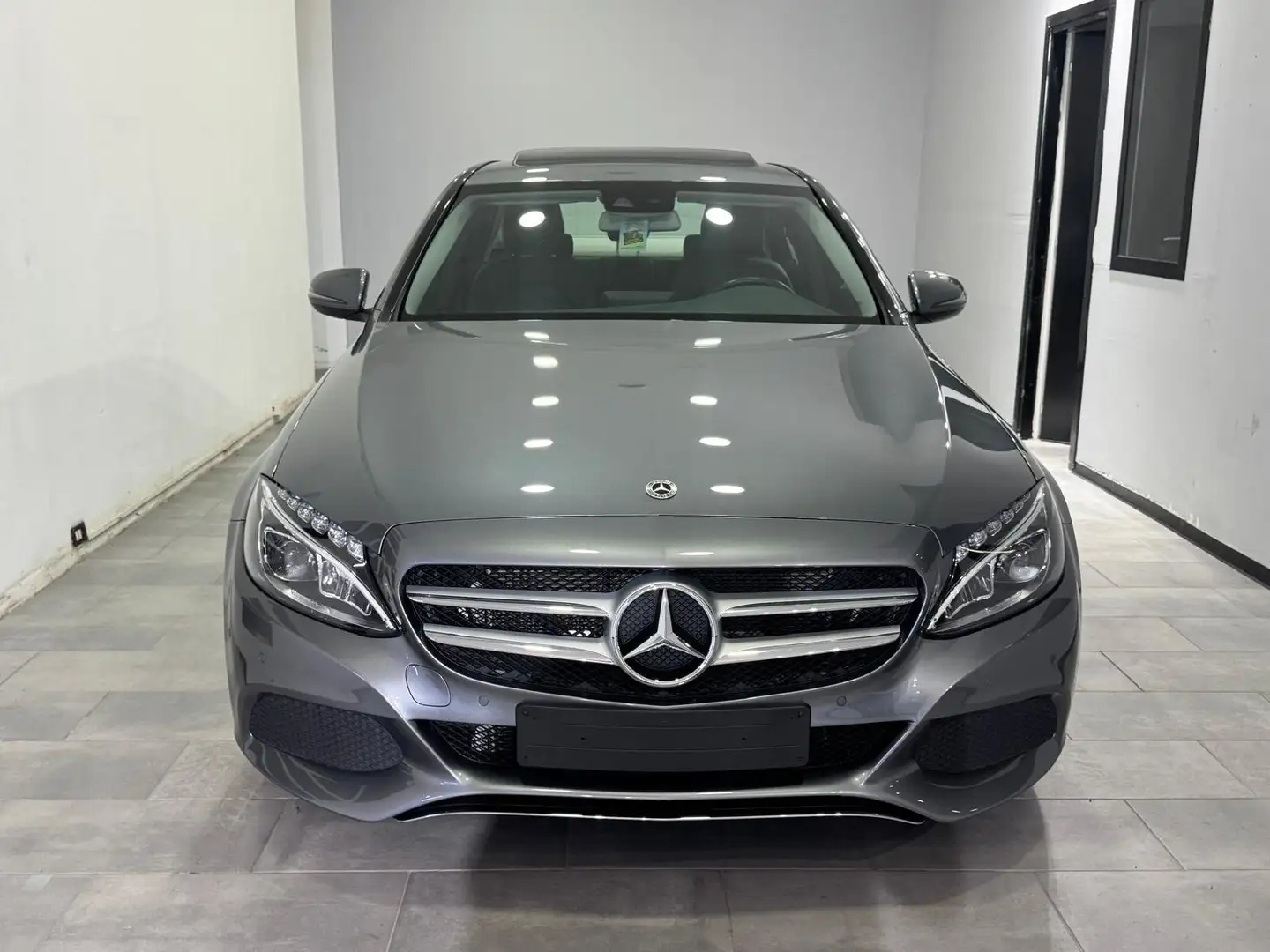 Mercedes-Benz C 220 D EXECUTIVE AUTO TETTO GARANZIA MERCEDES UFFICIALE Grey - 2