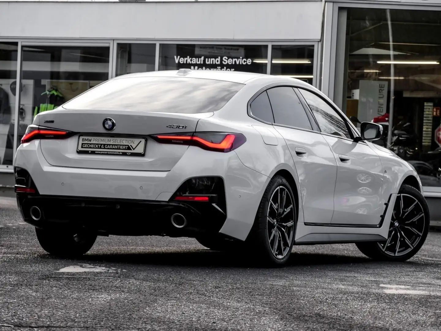 BMW 430 i xDrive M SPORT+GLASDACH+HuD+DA PROF+360° Weiß - 2