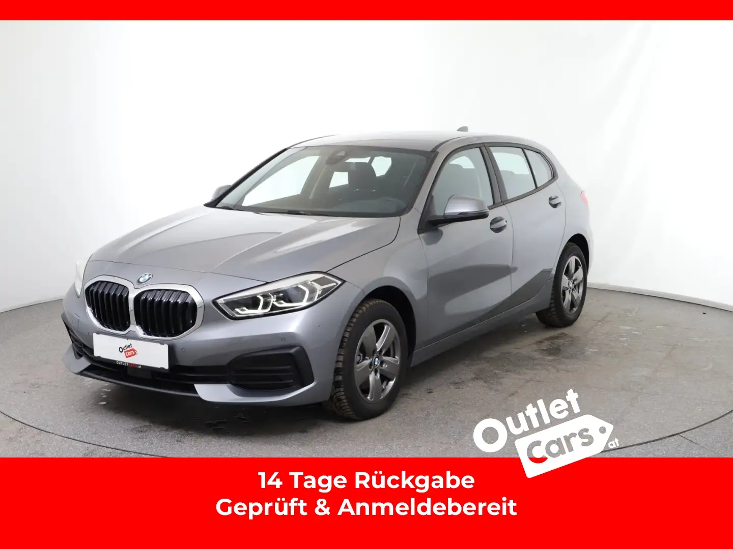 BMW 116 d AHK AUT LED LM PDC SpurH Grau - 1