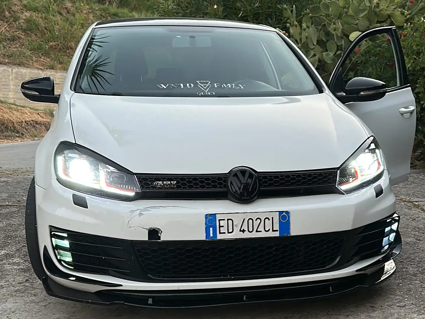 Volkswagen Golf Golf VI 2008 5p 1.6 tdi Highline Bianco - 2