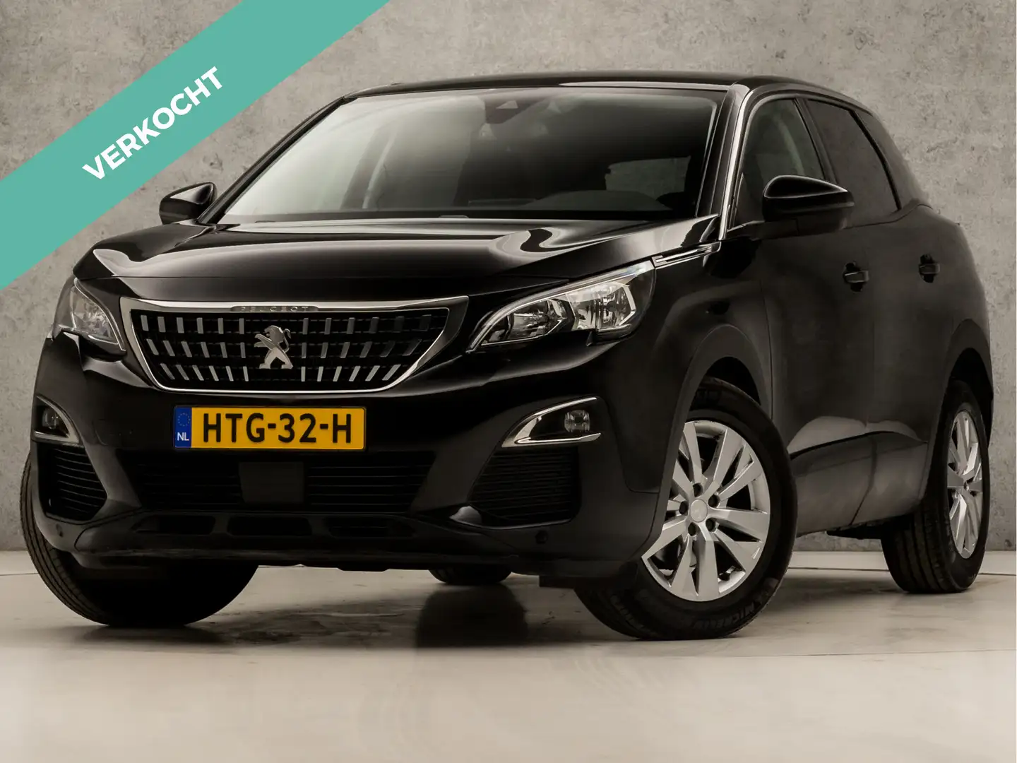 Peugeot 3008 1.2 PureTech Sport Automaat (APPLE CARPLAY, GROOT Zwart - 1