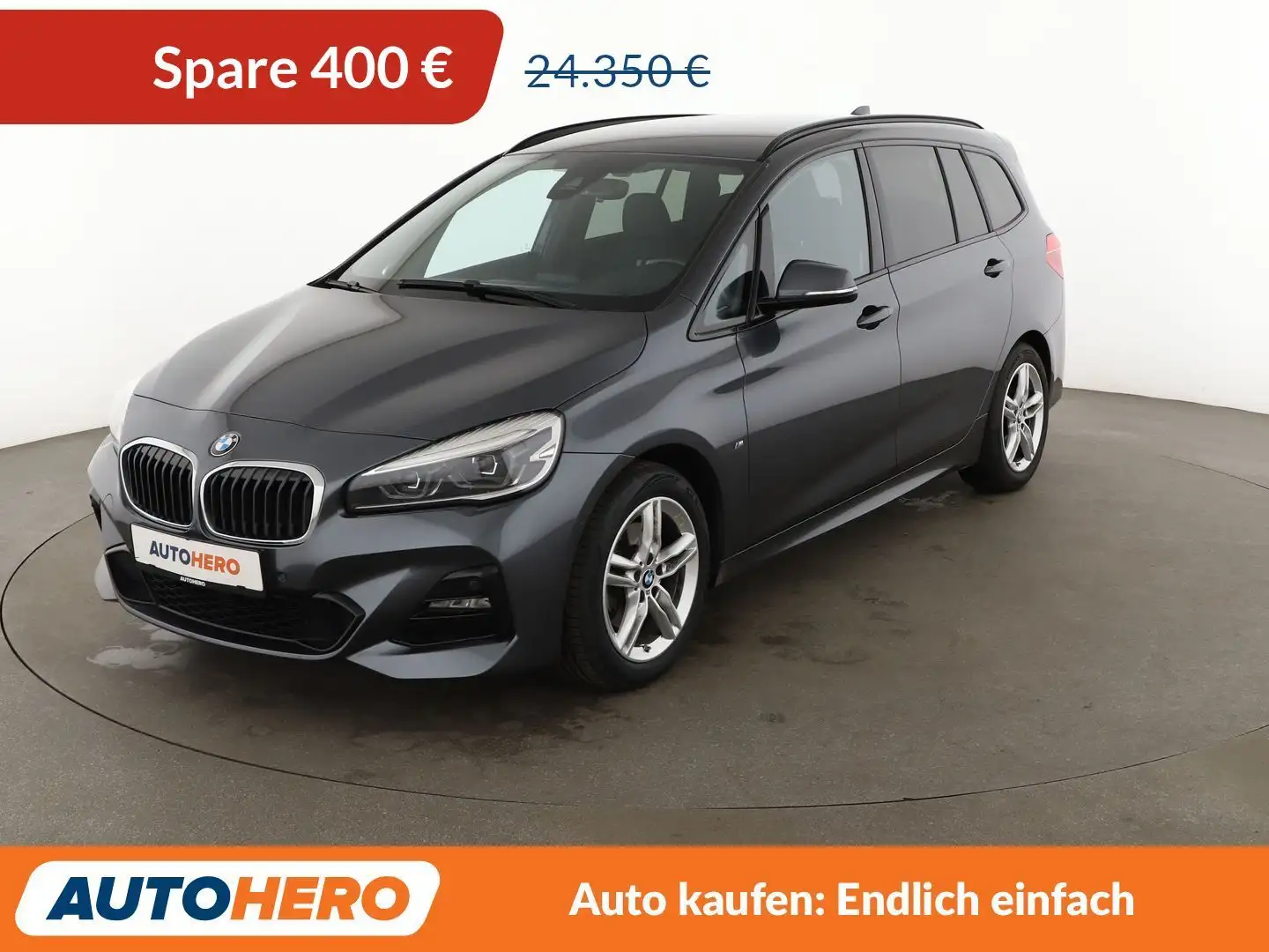 BMW 218 218i Gran Tourer M Sport Aut.*NAV*LED*TEMPO*PDC*SH Grau - 1