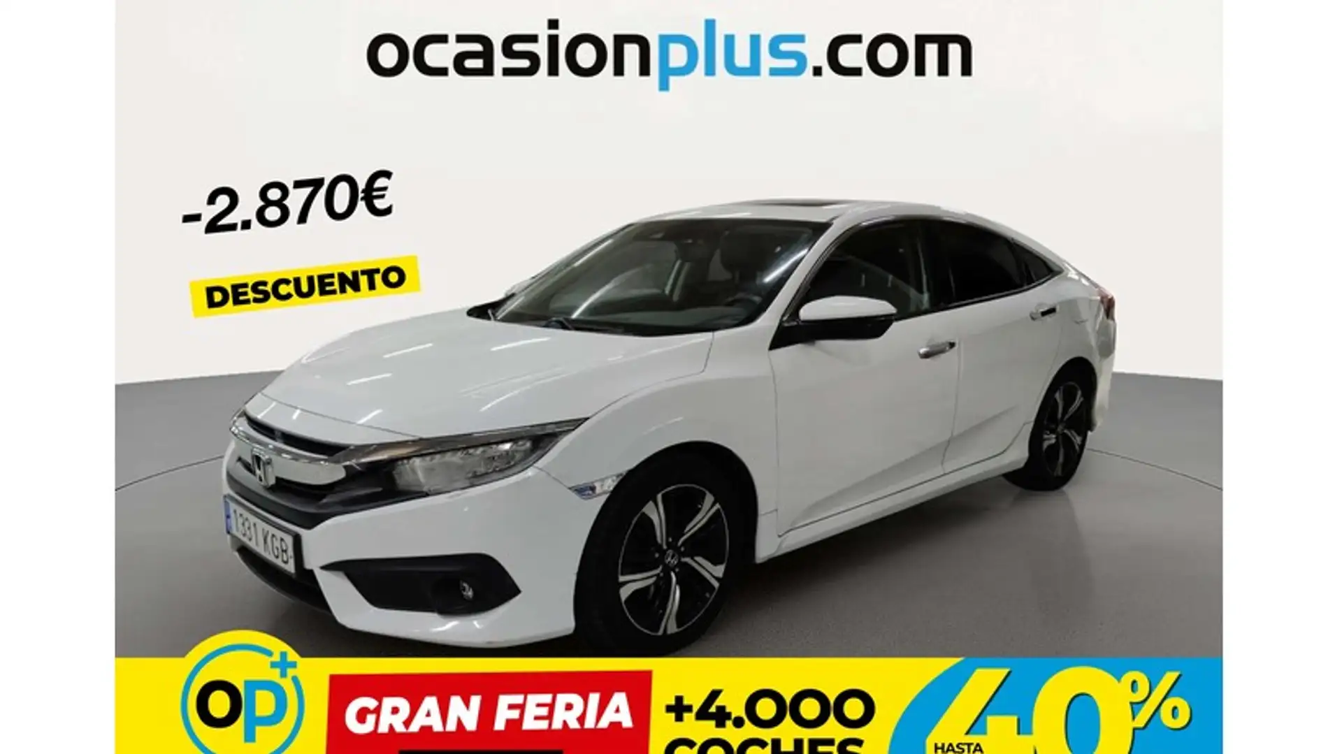 Honda Civic Sedán 1.5 VTEC Turbo Executive CVT Blanco - 1