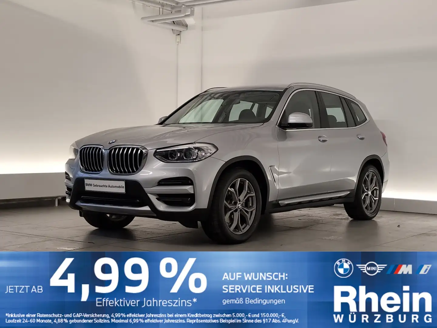 BMW X3 xDrive20d xLine PDC/Ambiente/Lordose/DAB PDC/Ambie Silber - 1