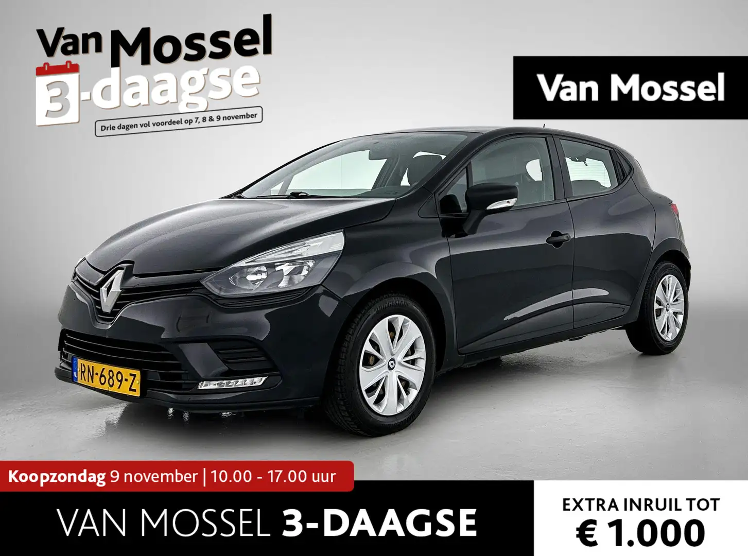 Renault Clio 0.9 TCe Life | AIRCO | BT TELEFOON | 5 DEURS | CEN Zwart - 1