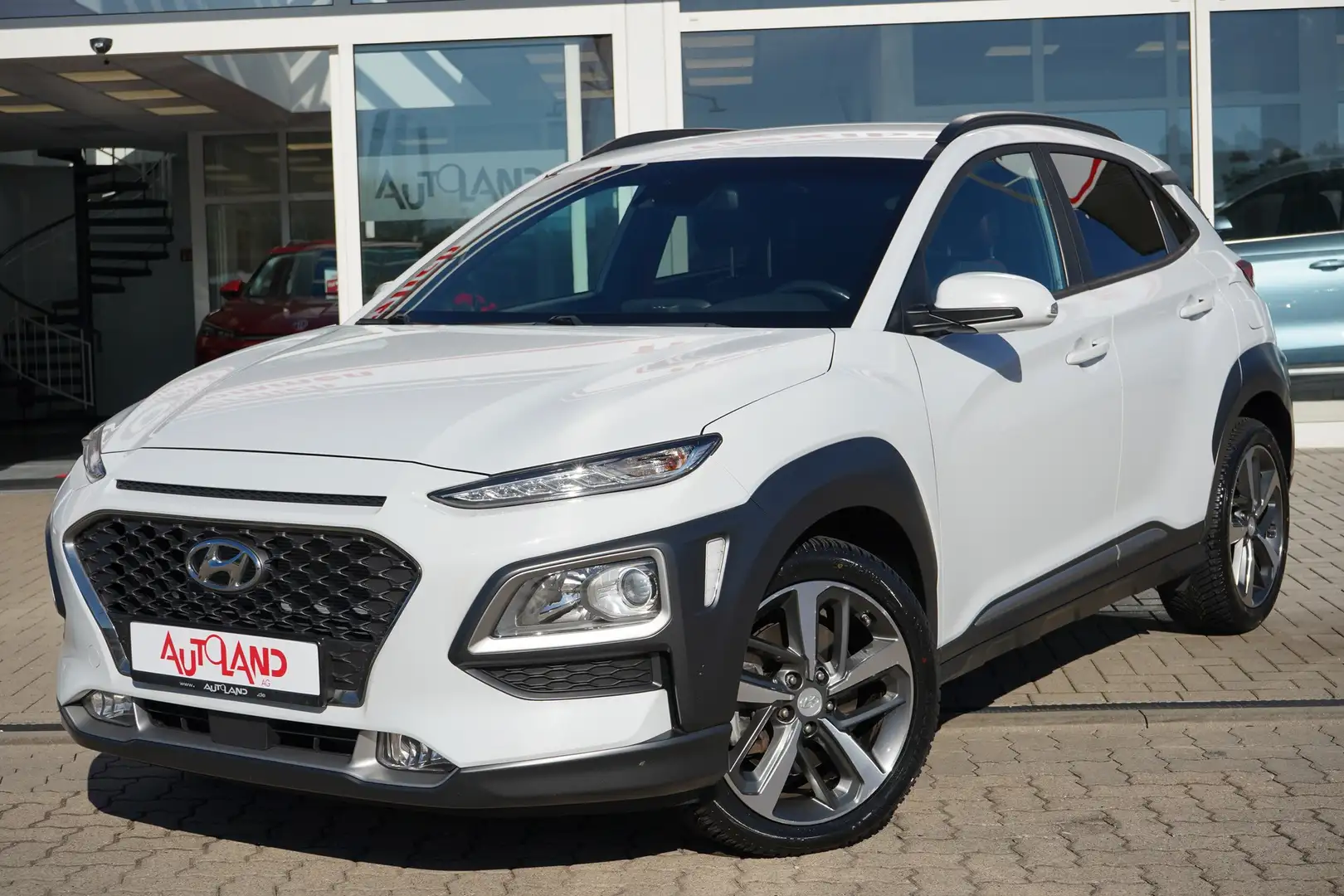 Hyundai KONA 1.6 T-GDI Android Apple DAB Kamera Navi PDC Weiß - 2