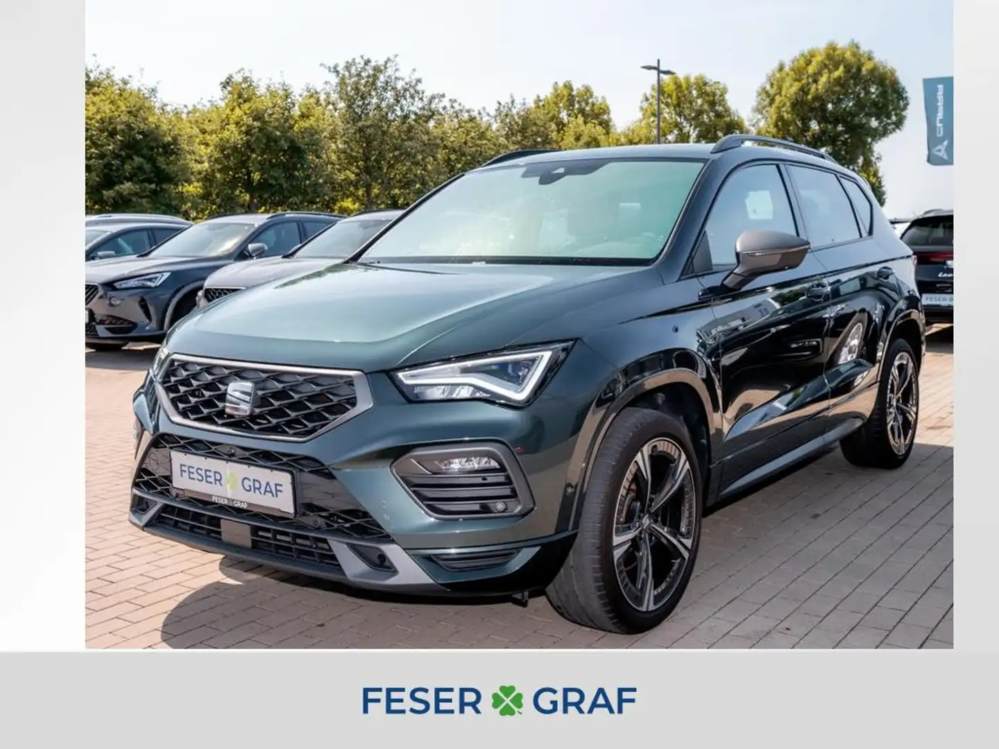 SEAT Ateca FR 1.5 TSI DSG/ACC/BEATS/NAVI/PANO/360° Grün - 1