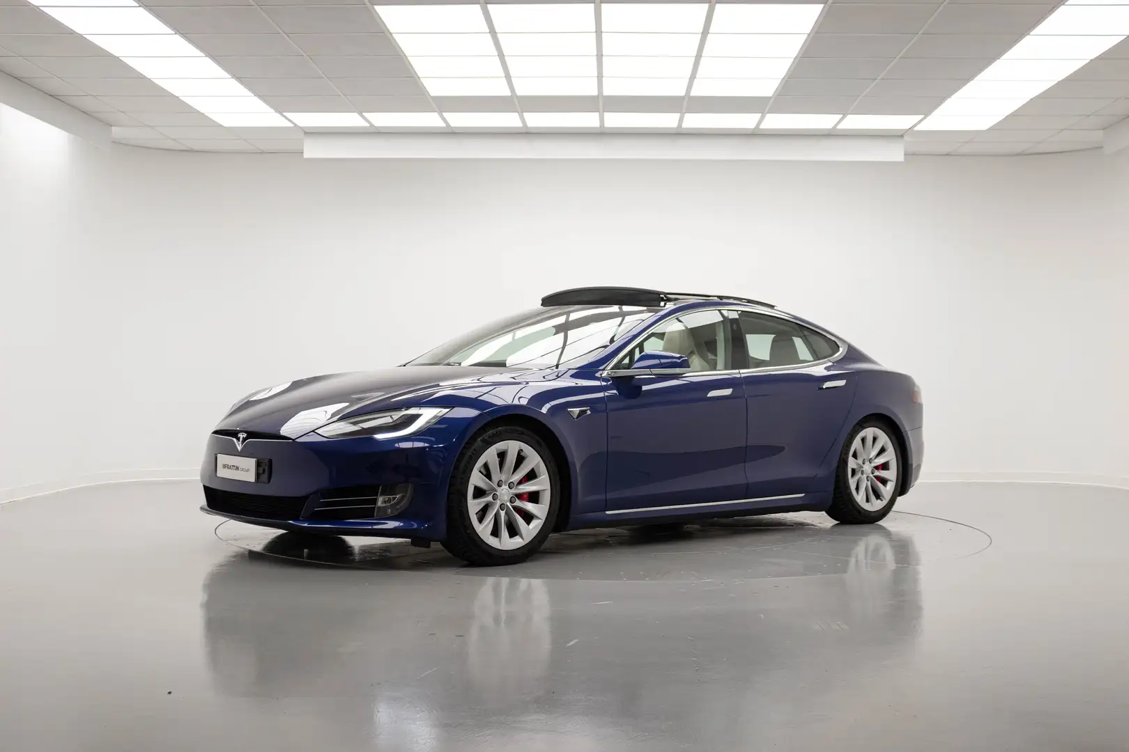 Tesla Model S 100 kWh Performance All-Wheel Drive Bleu - 1