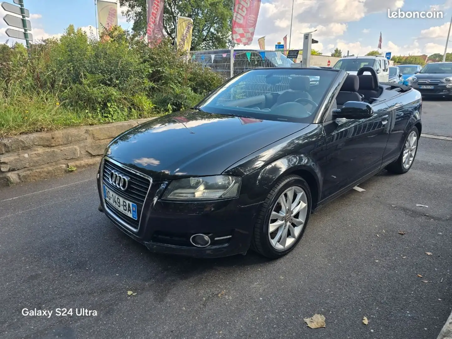 Audi A3 Cabriolet 1.6l TDI 105 GARANTIE Noir - 1