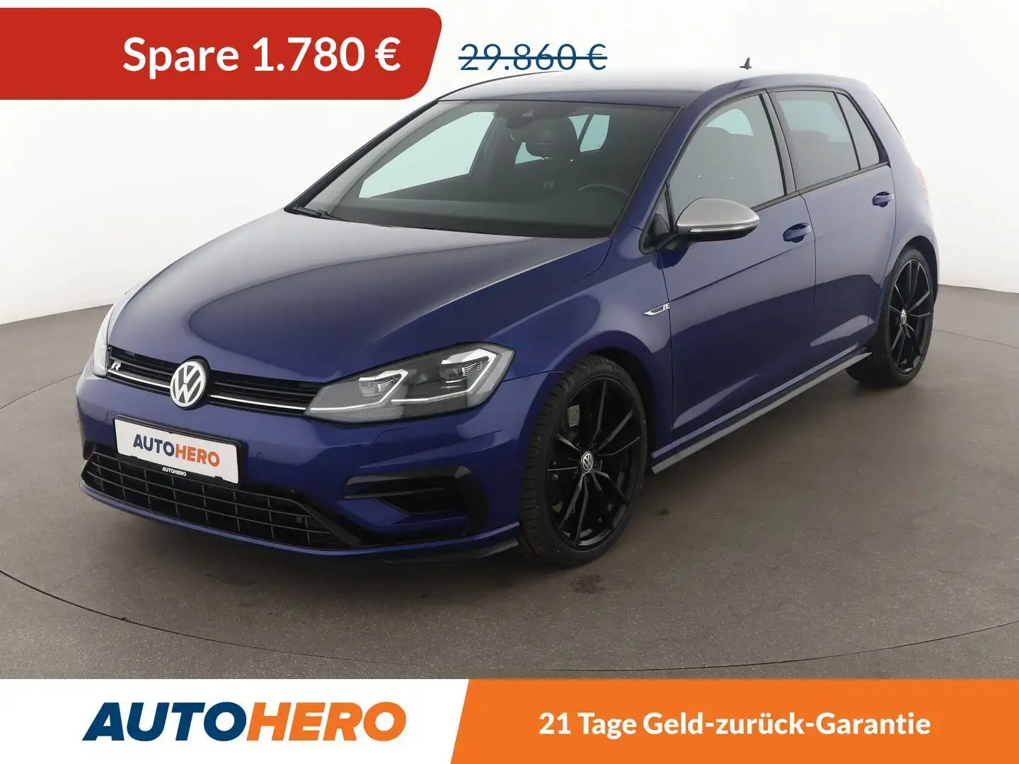 Volkswagen Golf GTI 2.0 TSI R BM 4Motion Aut.*NAVI*LED*CAM*ACC*SHZ* Blau - 1