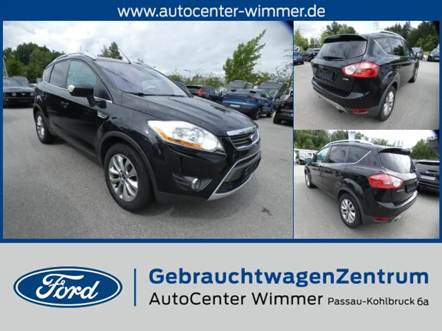 Ford Kuga 2.0 TDCi 4x4 Titanium AHK abnehmbar Zwart - 1