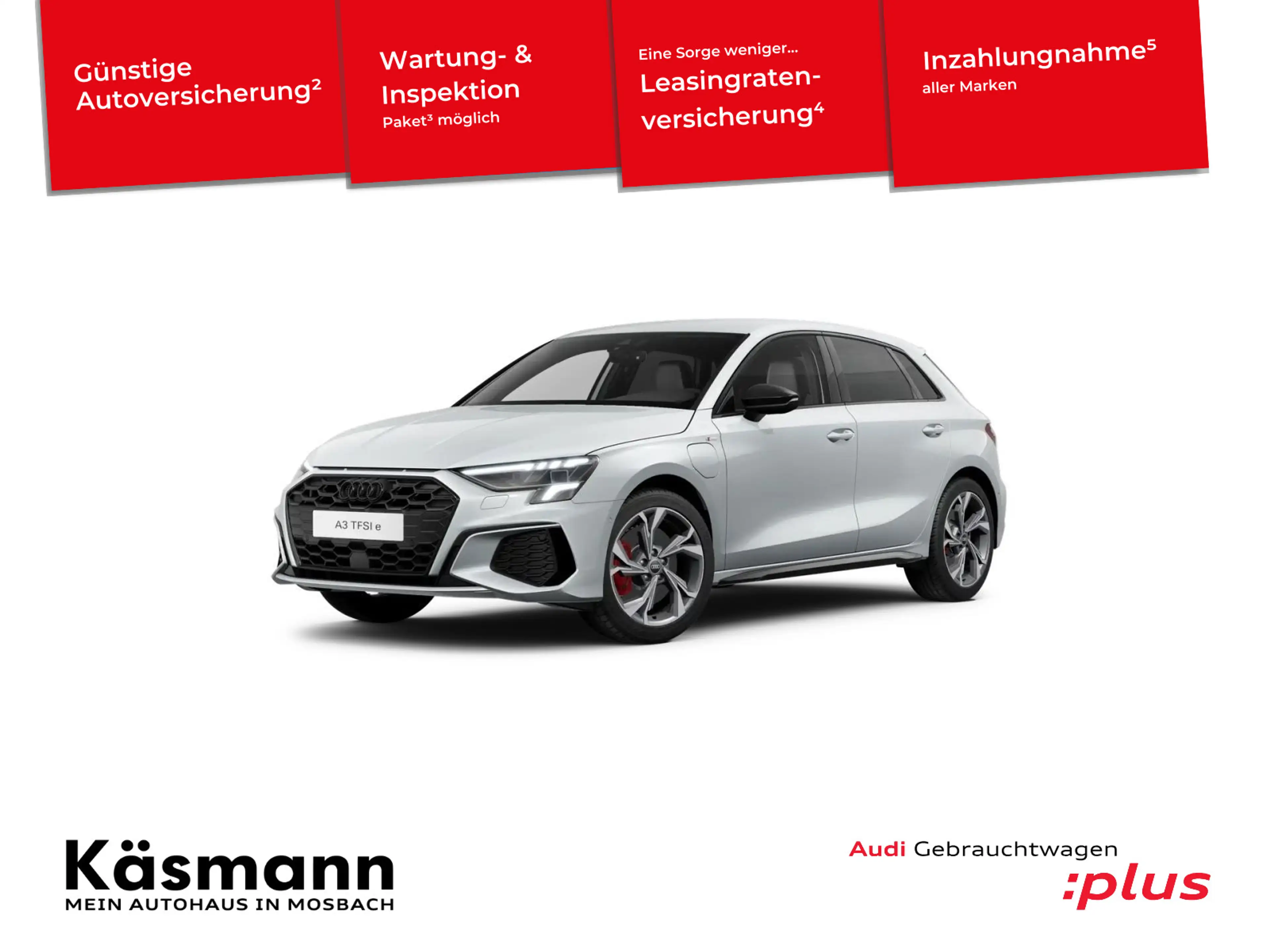 Audi A3 S line 45TFSIe 2x S line LED NAV