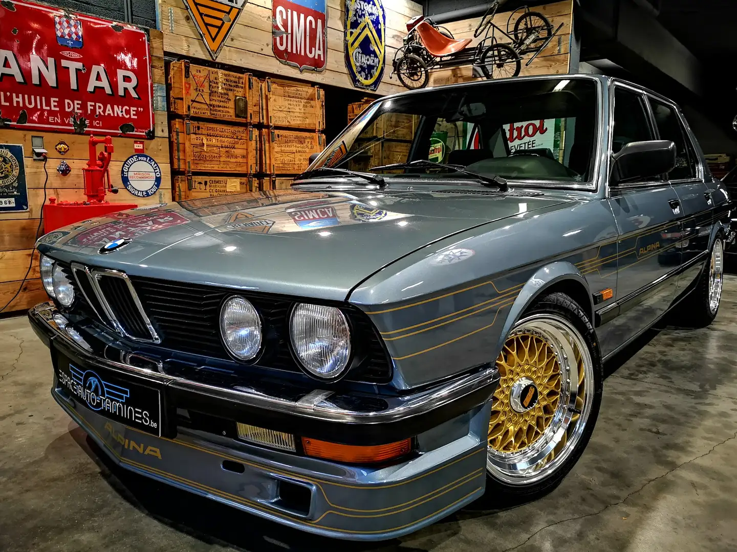 BMW 528 Alpina look unique "SORTIE DE COLLECTION PRIVEE" Albastru - 1