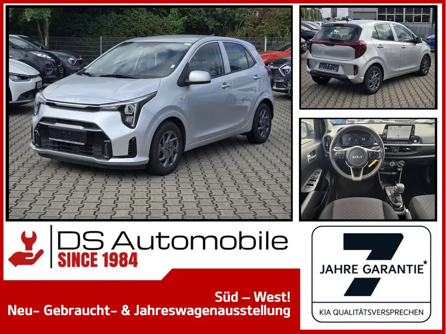 Kia Picanto 1.0 DPI AMT VISION |KAMERA+NAVI+SHZ| Argent - 1
