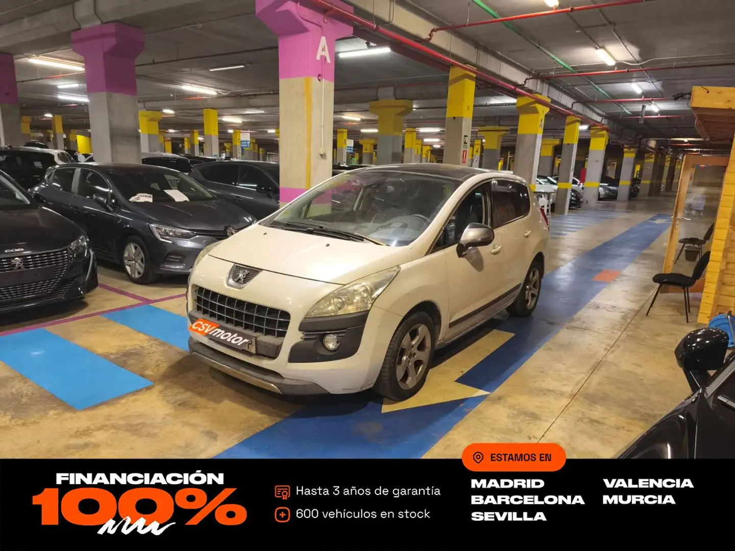 Peugeot 3008 1.6HDI FAP Premium CMP 112 Blanco - 1