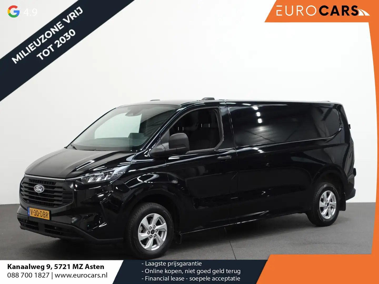 Ford Transit Custom L2H1 Trend Nieuw Model Navigatie Apple Carplay Cam Zwart - 1