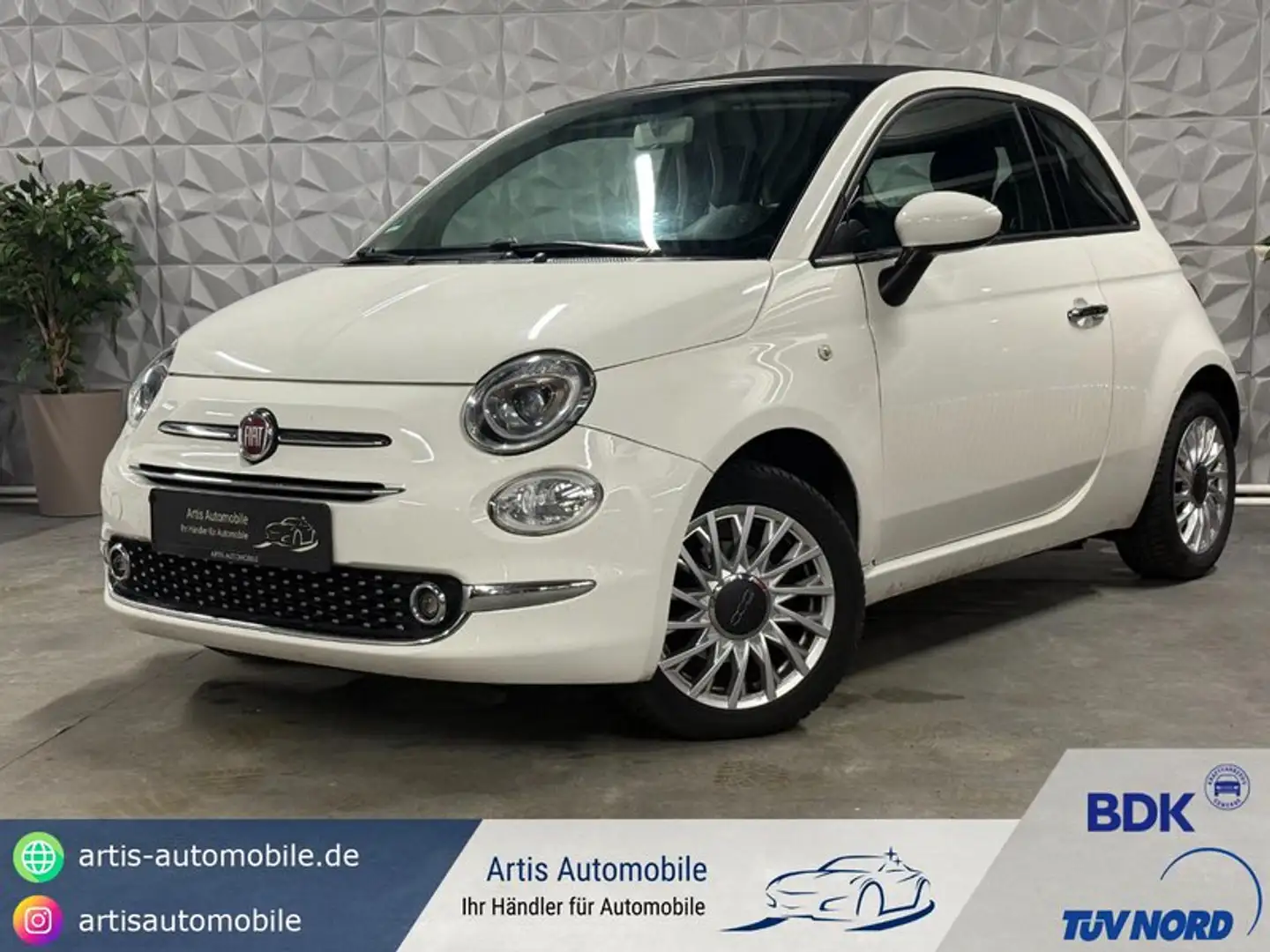 Fiat 500C NAVI*BLUETOOTH* Weiß - 1