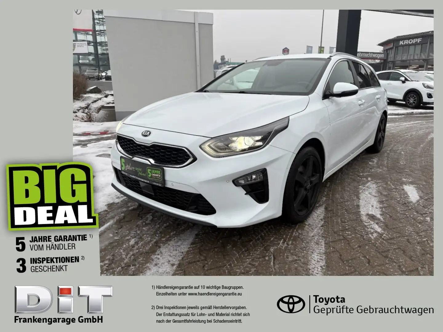 Kia Ceed SW / cee'd SW Ceed Sportswagon 1.6 CRDi Spirit LED, Navi, 8fach Weiß - 1