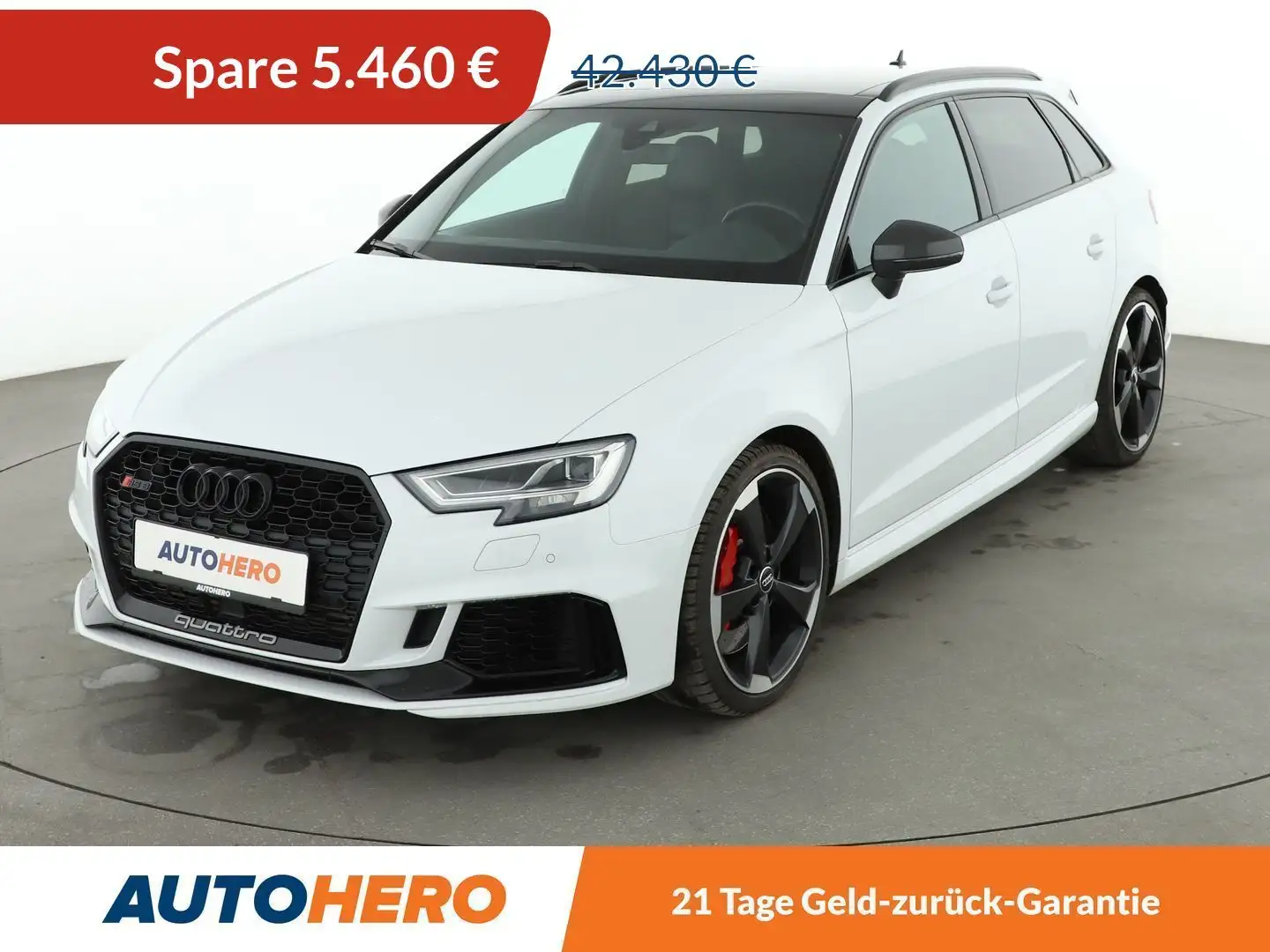 Audi RS3 2.5 TFSI quattro Aut.*MATRIX*B&O*PANO*NAVI*VC*SHZ* Weiß - 1