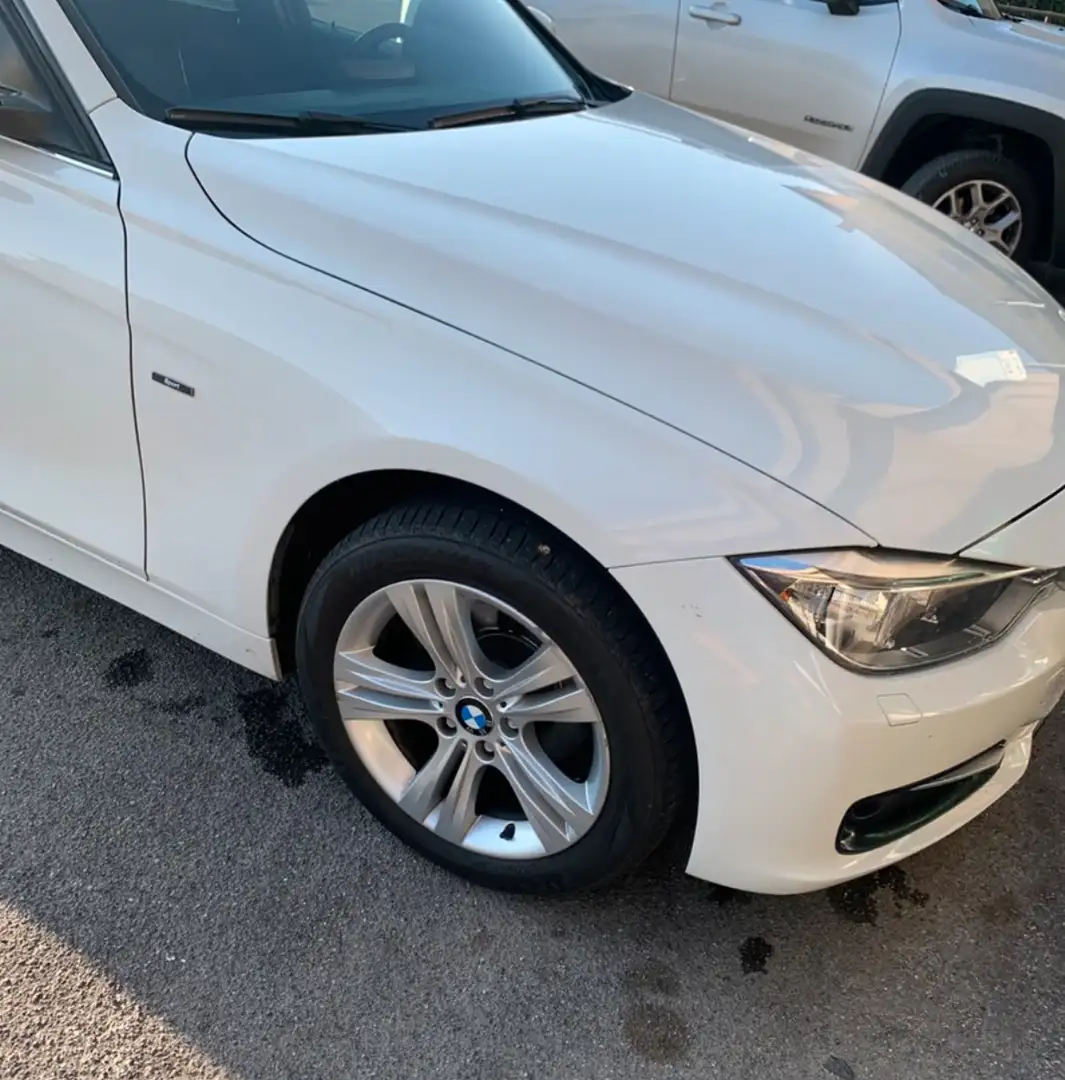 BMW 318 Serie 3 F31 2012 Touring 318d Touring Sport Bianco - 2