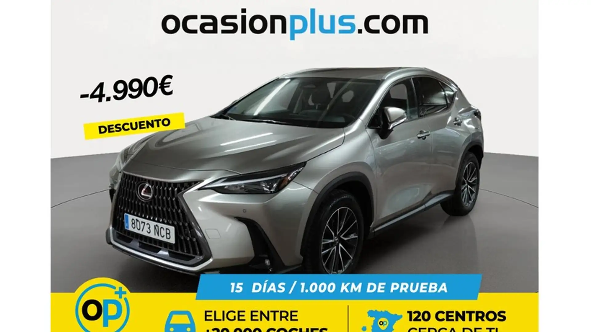 Lexus NX 450h+ Premium+ 4WD Argent - 1