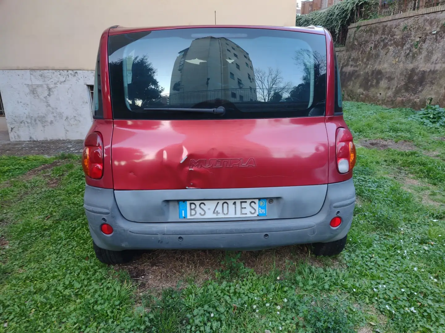 Fiat Multipla 1.9 jtd ELX 110cv Rojo - 2
