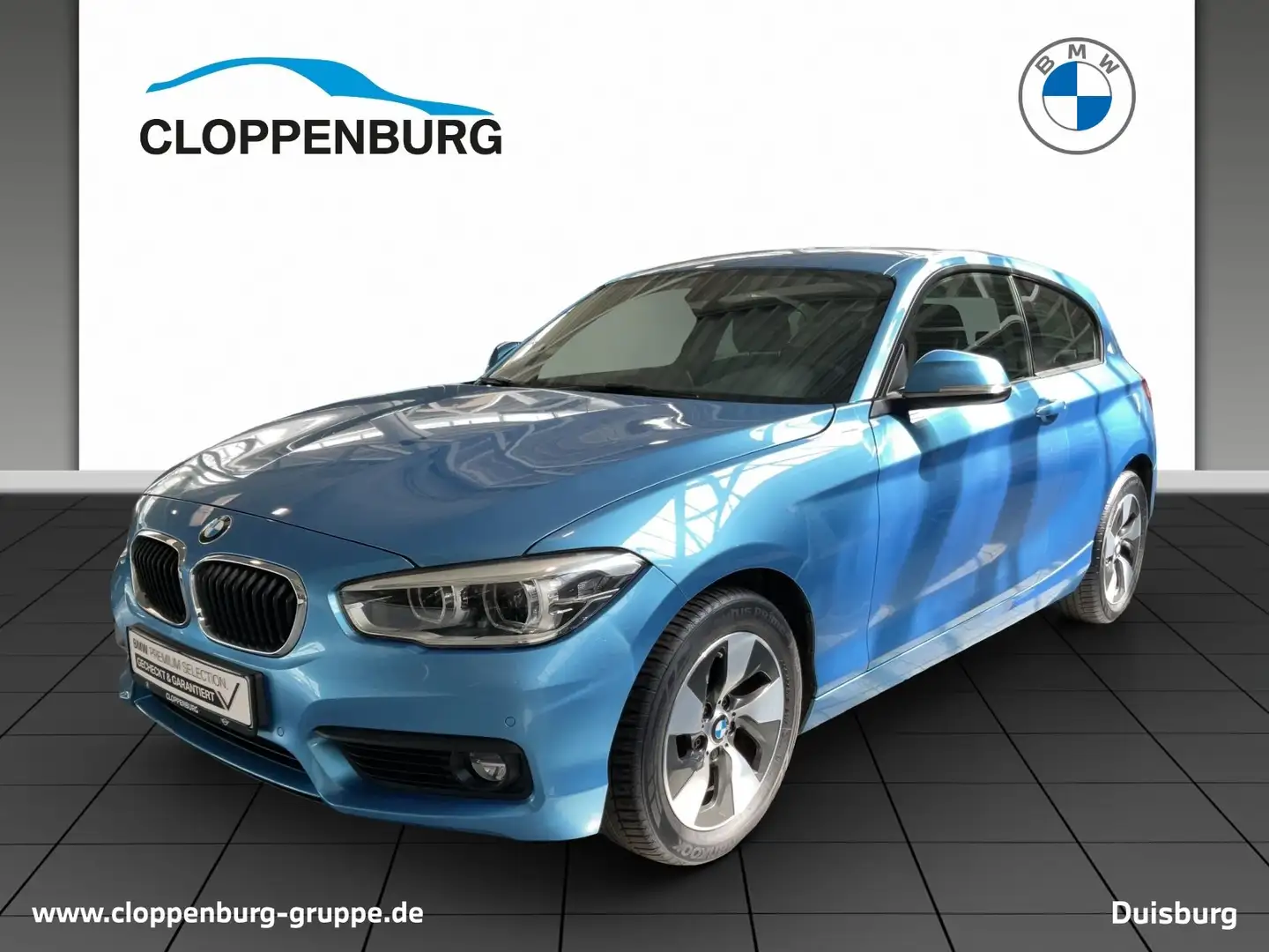 BMW 118 i 3-Türer SHZ+HiFi+Klimaaut.+LED+Ambi+BT+ZV Blu/Azzurro - 1