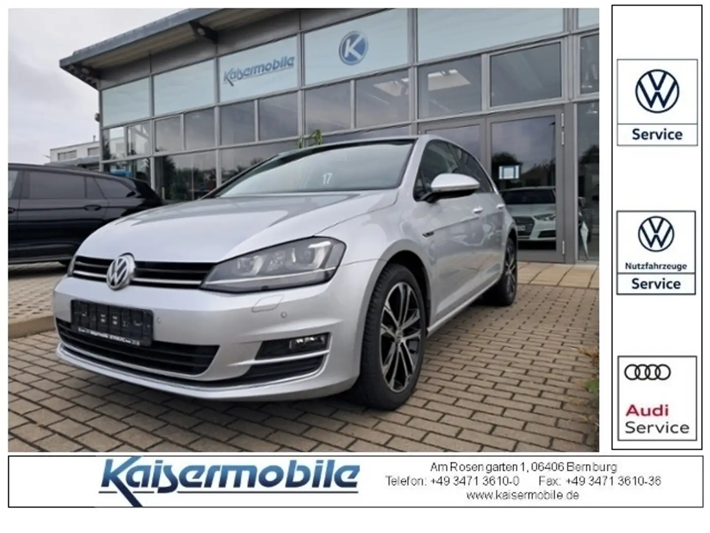 Volkswagen Golf VII CL +XENON+NAVI+LM+GRA+BT+ KLIMA ALU Silber - 1