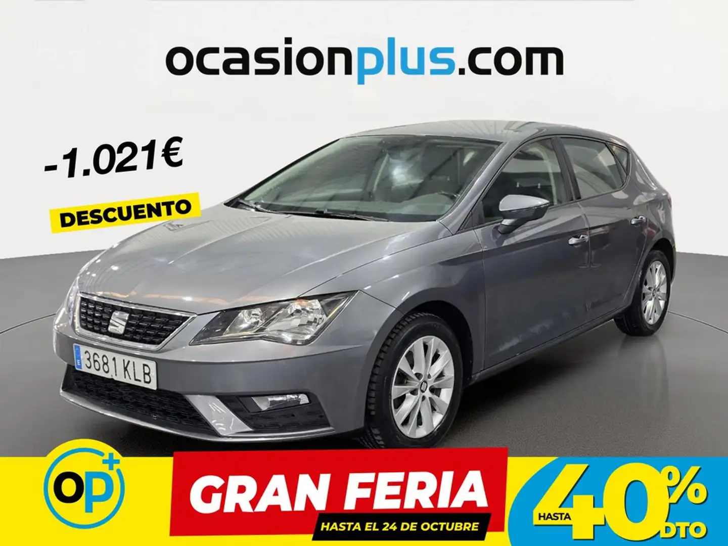 SEAT Leon 1.6TDI CR S&S Style 115 Gris - 1