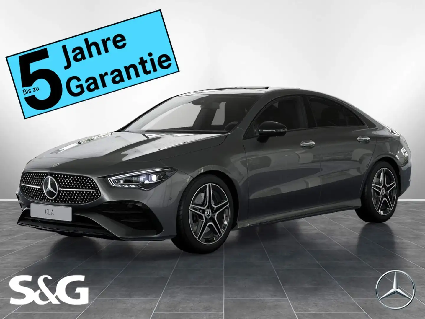 Mercedes-Benz CLA 200 d Coupé AMG MBUX+360°+Pano+M-LED+Distron Gris - 1