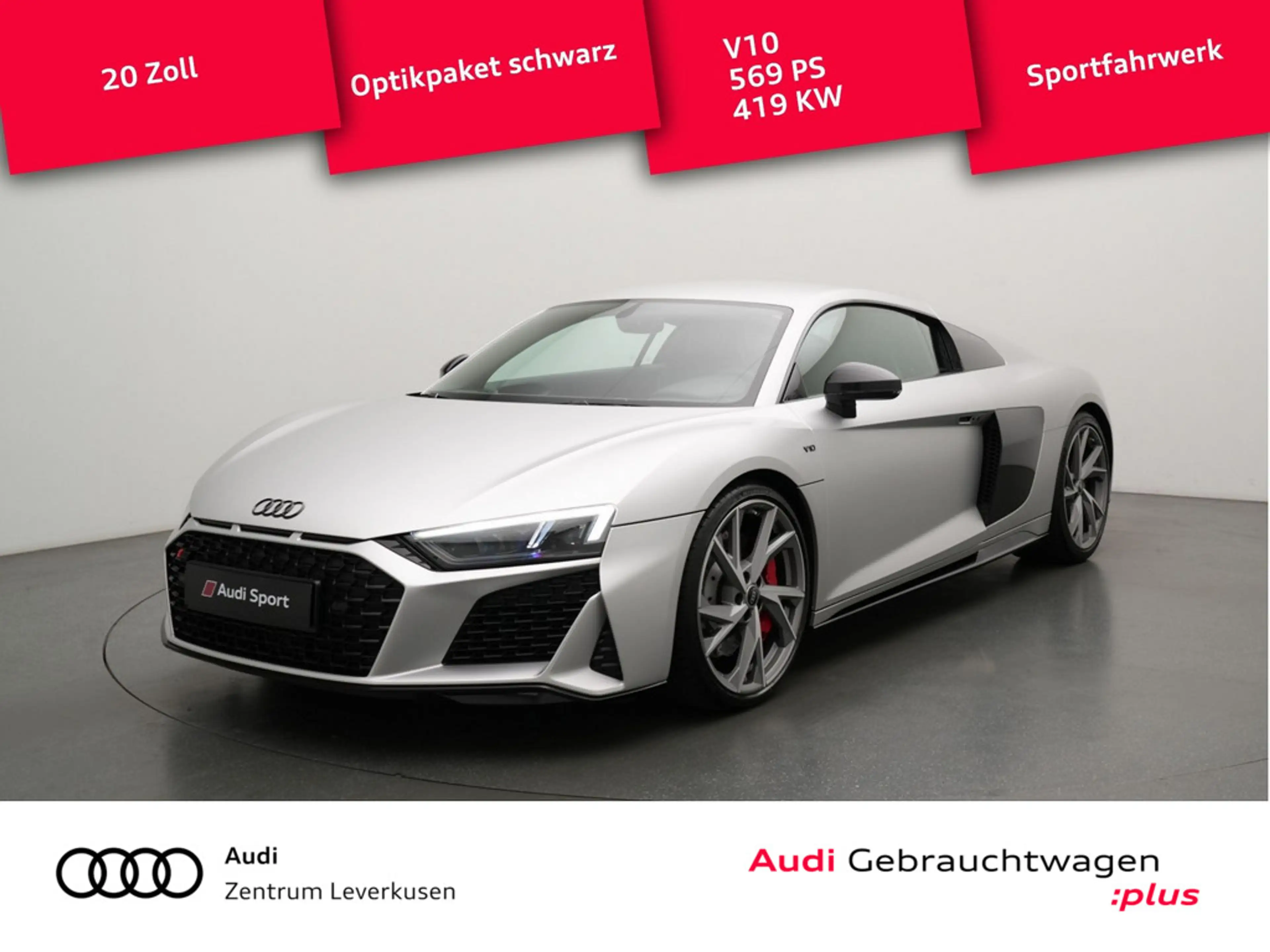 Audi R8 Coupe V10 performance V10 RAUTE B&O MEMORY