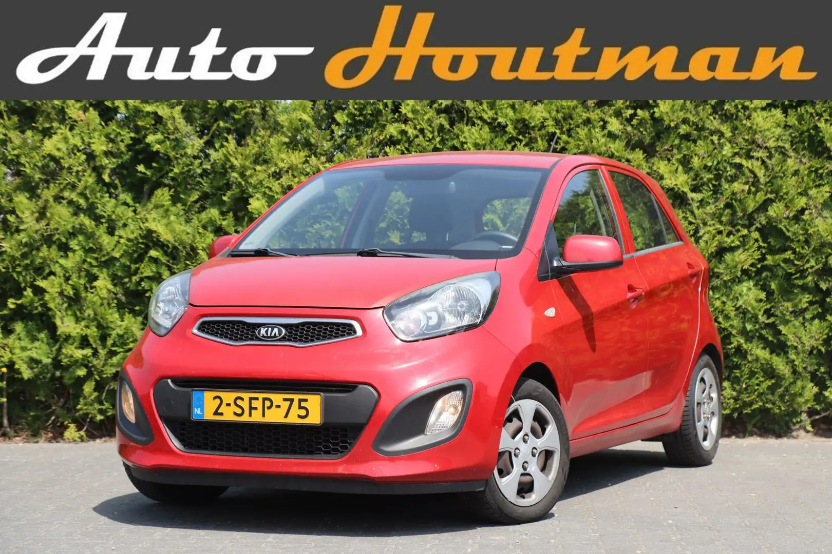 Kia Picanto 1.2 CVVT ISG Comfort Pack Airco|Nav|Car-play|Deale Rood - 1