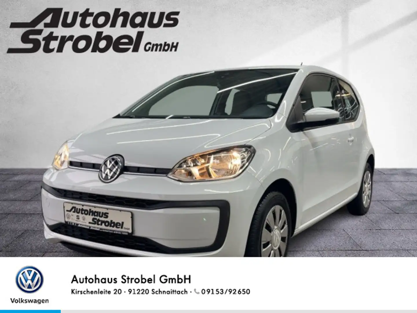Volkswagen up! 1.0 move up! ab 3,99% Einparkh. Tempo Kamera Weiß - 1