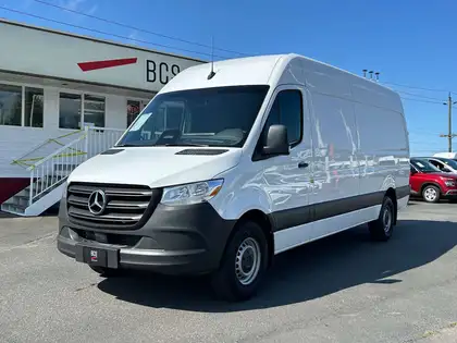 White 2025 Mercedes-Benz Sprinter Cargo Van Rear-Wheel Drive 9-Speed Automatic