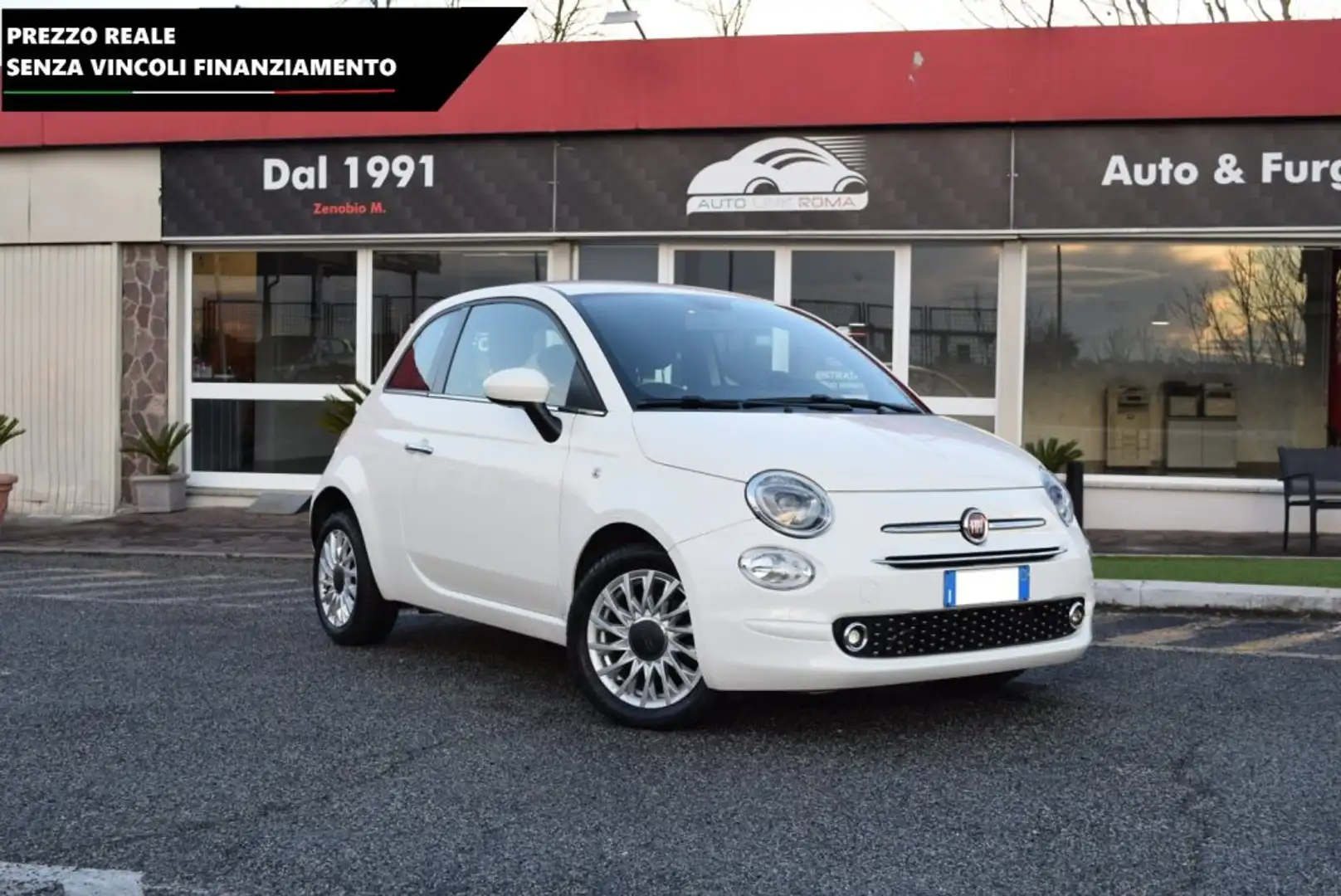 Fiat 500 0.9 TwinAir Lounge 85CV Blanc - 1