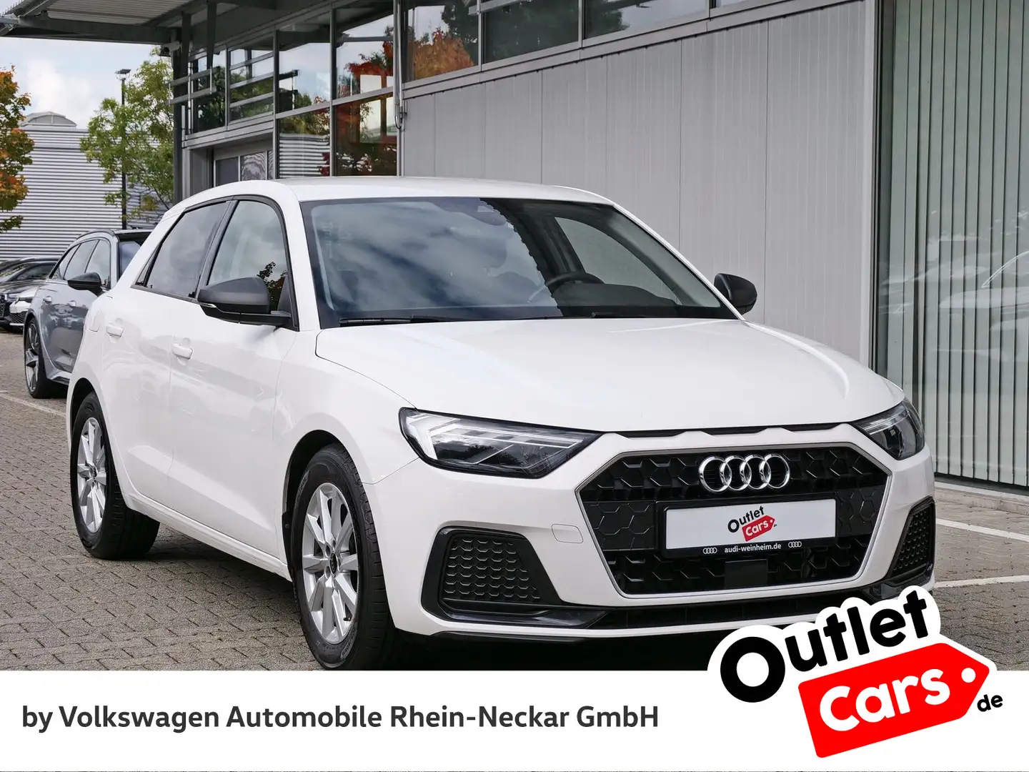 Audi A1 30 TFSI LED Black Paket Navi Klima Weiß - 2