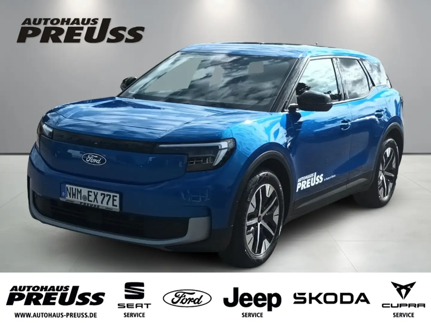 Ford Explorer 77kWh RWD BEV Bleu - 1