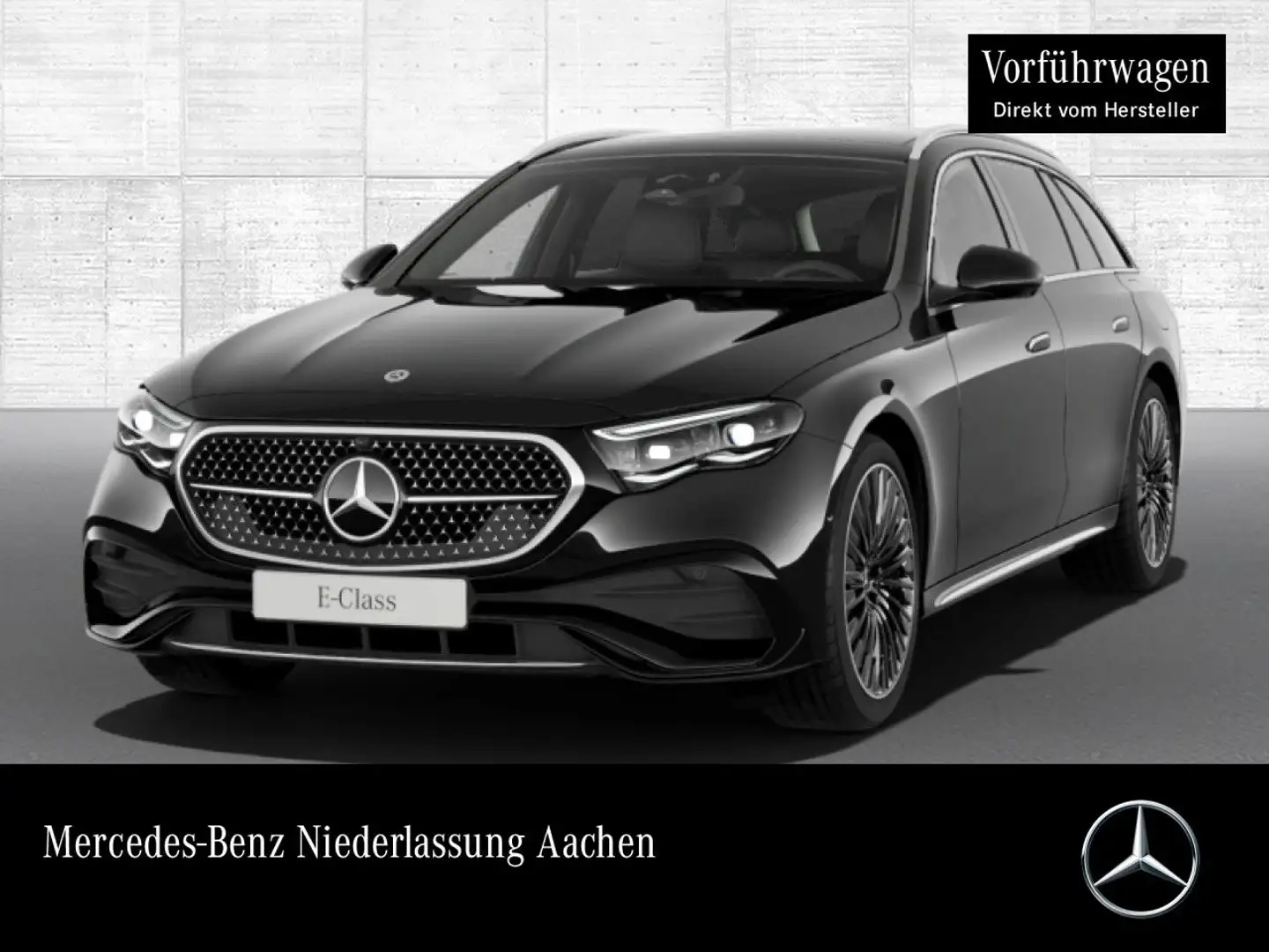 Mercedes-Benz E 300 de T AMG 360° Airmat Pano Distr. AHK PTS 9G Schwarz - 1